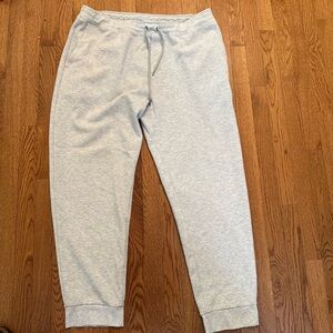 EUC XL Men's Polo Ralph Lauren Heather gray Fleece Joggers *read measurements*